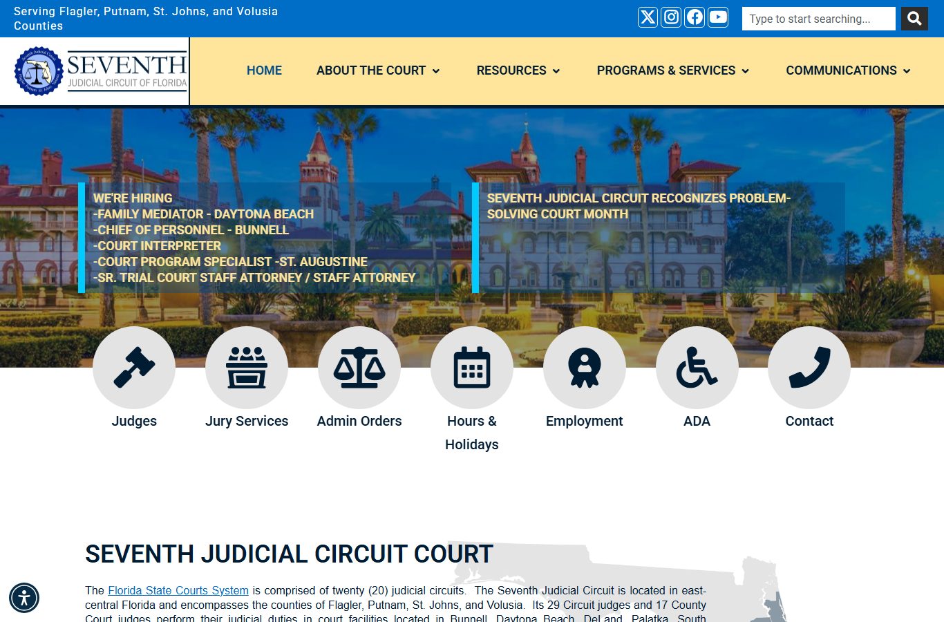 St. Johns County circuit court within the Seventh Judicial Circuit