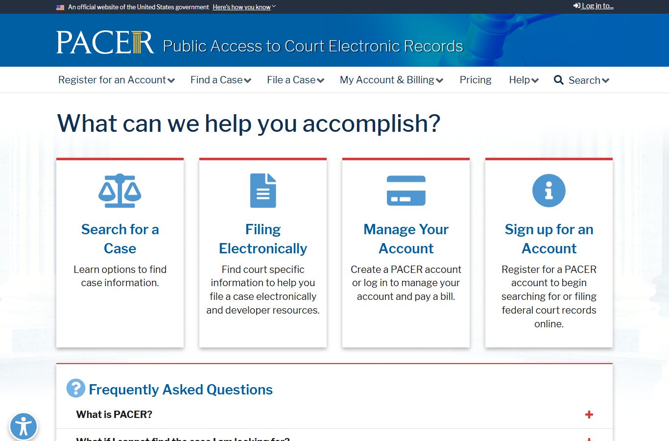 St. Johns County federal court records accessed through PACER at the Middle District of Florida